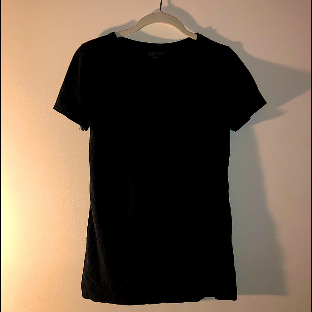 Woman’s (small) plain, black, tee shirt